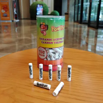 

20 Pcs HONEYPUFF Premium Filters 9 MM Active Charcoal Pipe Filter Suit For Metal or Natural Wood Smoking Pipes Accessories