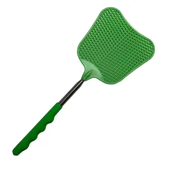 

Retractable Fly Swatter Stainless Steel Telescopic Handle Fly Swatter With Portable Strong Flexible Manual Swat