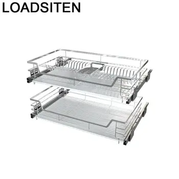 

Cucina Mutfak Cestas Para Organizar Despensa Gabinete Organizador Cocina Stainless Steel Organizer Rack Kitchen Cabinet Basket