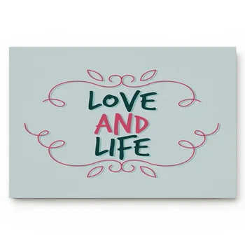 

Simple And Fresh Alphabet Lines Living Room Doormat Home Environmental Protection Bathroom Door Non-slip Floor Mat