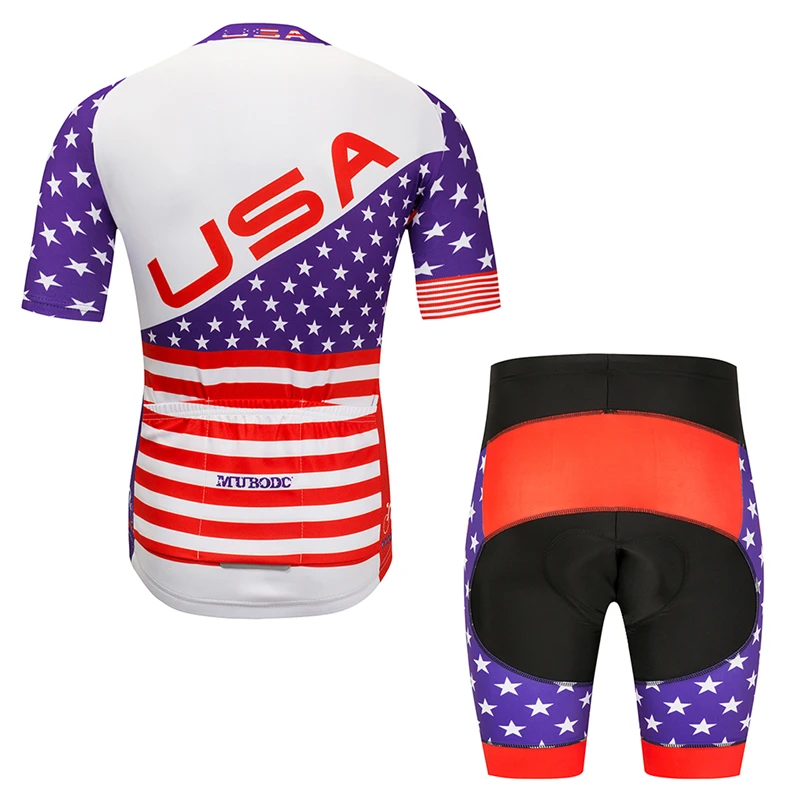 

2019 Cycling Clothing Bike jersey Quick Dry Mens Bicycle clothes summer Quick Step team Cycling Jerseys gel bike shorts set