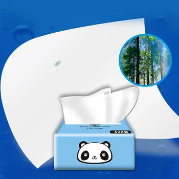 

6 Packed Native Wood Pulp Tissue Household Kitchen Comfortable Soft Bathroom Toilet Paper For Home Supplies