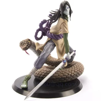 

18CM Anime Naruto Shippuden Orochimaru Snake Ninja Battle Ver Christmas Gift PVC Action Figure Model Collectible Statue Toy G644
