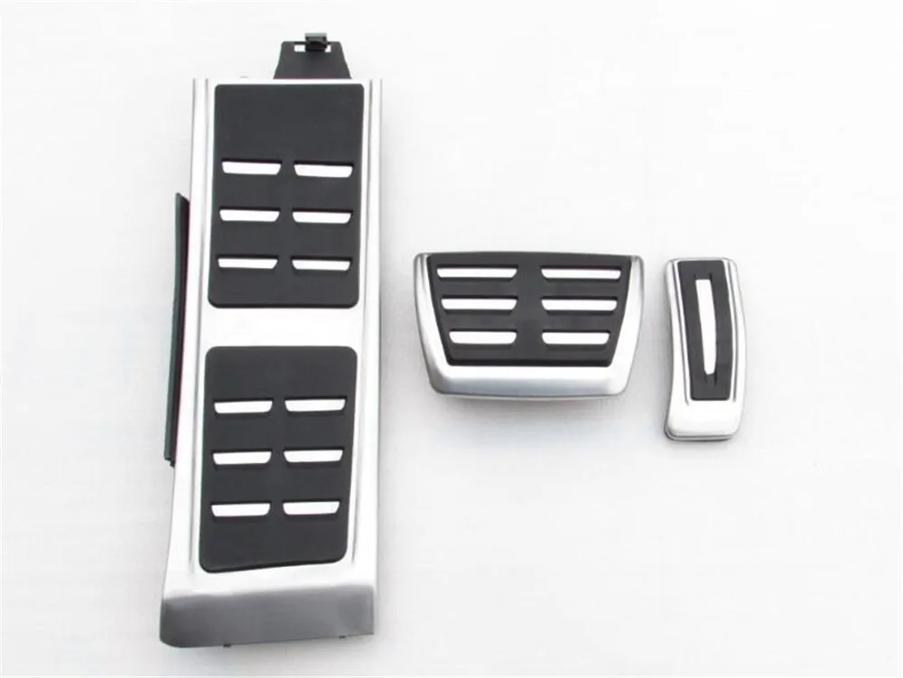 Car Styling Stainless Steel Accelerator Fuel Gas Brake Footrest Pedal cover For Audi A8 S8 D4 4H 2011- Car Accessories