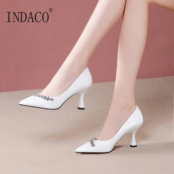 

Women Shoes High Heels Pumps Women Shoes 2020 Spring New Rhinestone Heels 8cm