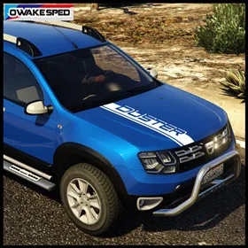 For Dacia Renault Duster Auto Bonnet Sport Stripes Car Styling Engine Cover Hood Decor Sticker Auto Exterior Vinyl Decals (4)_副本
