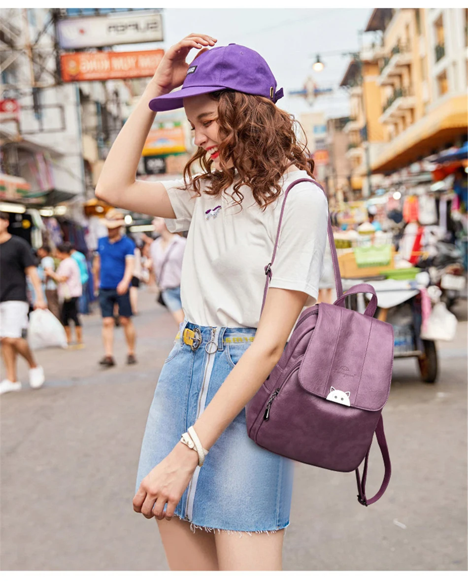 Mochila Feminina рюкзак из мягкой кожи для женщин рюкзак высокого качества школьные сумки для девочек-подростков Sac A Dos Femme