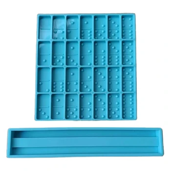 

1 Set Epoxy Resin Game Toy Mold Dominoes Casting Silicone Mould DIY Crafts Polymer Clay Jewelry Making Tools