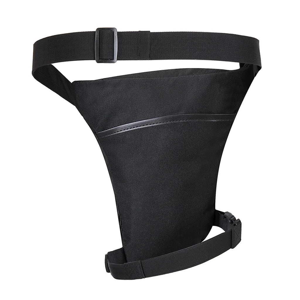 Thigh Drop Leg Bag for Men Waist Bags Waterproof Fanny Pack Motorcycle Multi-Pocket Zipper Hip Pouch for Small Items Storage