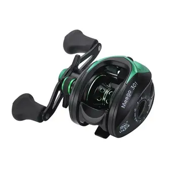 

Fishing Reel Practical Durable 19+1 9.1:1 Metal Rocker Spool Gear Portable Carbon Casting Reel