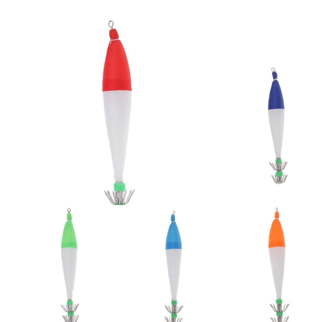 10cm Octopus Squid Lures Jig Luminous Fishing Lures Hook Shrimp Tackle Fish Tool Fishing Accessories