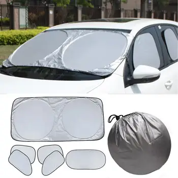

Car Collapsible Sunshade UV Protect Reflector Sunshade with automobile brand/Logo For AUDI Benz Toyota Volvo Renault LEXUS KIA
