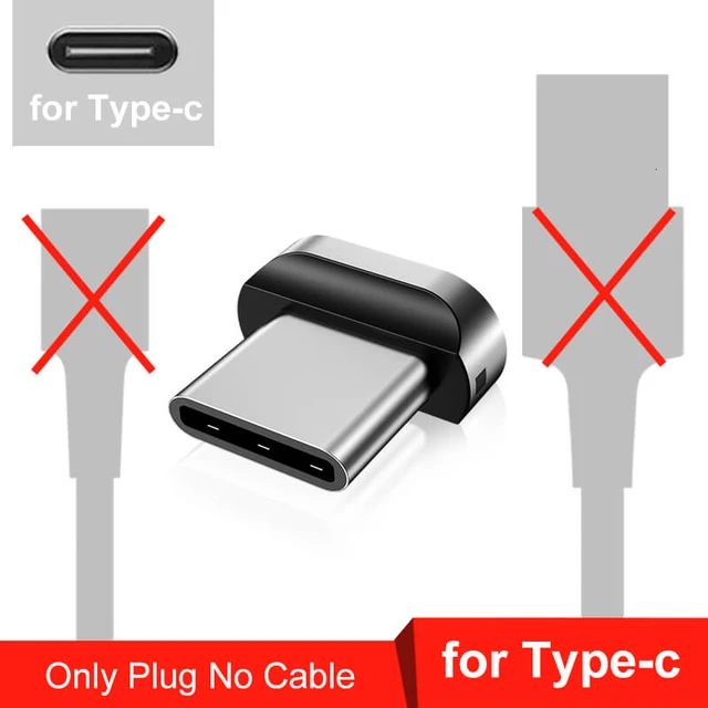 Elough Quick Magnetic Charger 3.0 4.0 Micro USB Cable for iPhone 8 POCO X3 Xiaomi Fast Magnetic Phone Charging Cord Type C Cable Only Type C Plug