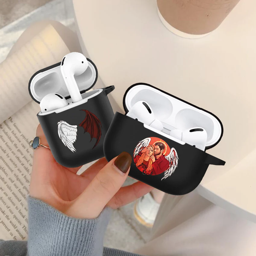 Люцифер Американский ТВ вырожденных ангела для переноски 1 2 Чехол Airpods Pro чехол s