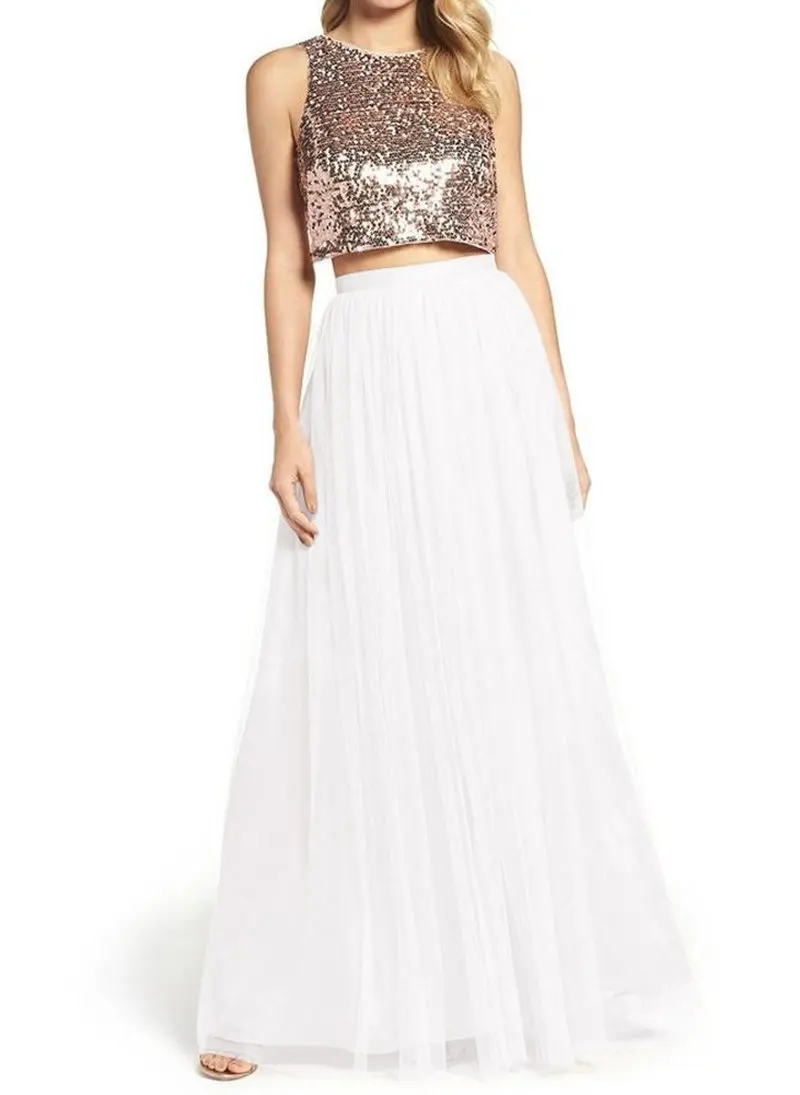 Vestidos Saias Femininas длинные фатиновые юбки макси юбка Эластичная лента нескольких