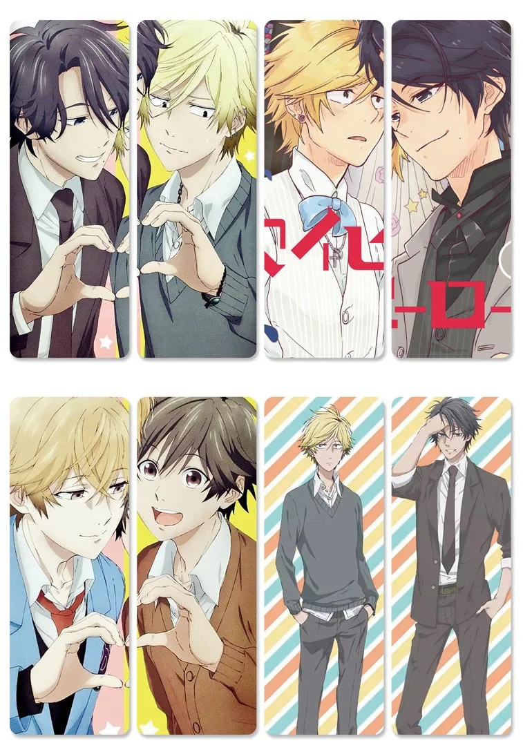 10 компл./лот аниме hitorijime my hero закладки для книг ПВХ офисные школьные аксессуары