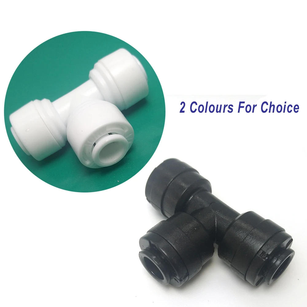 

Three-Way POM Tee Joint Connector T shape Coupler Plumbing Flexible Pipe Threaded garden Water connectors irrigation system