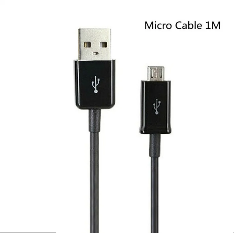 Микро USB кабель для быстрой зарядки телефона для samsung Galaxy J4 Core J6 Plus J3 J8 J7 J2 Pro Быстрая зарядка EU зарядное устройство для телефона - Plug Type: Micro Cable Black