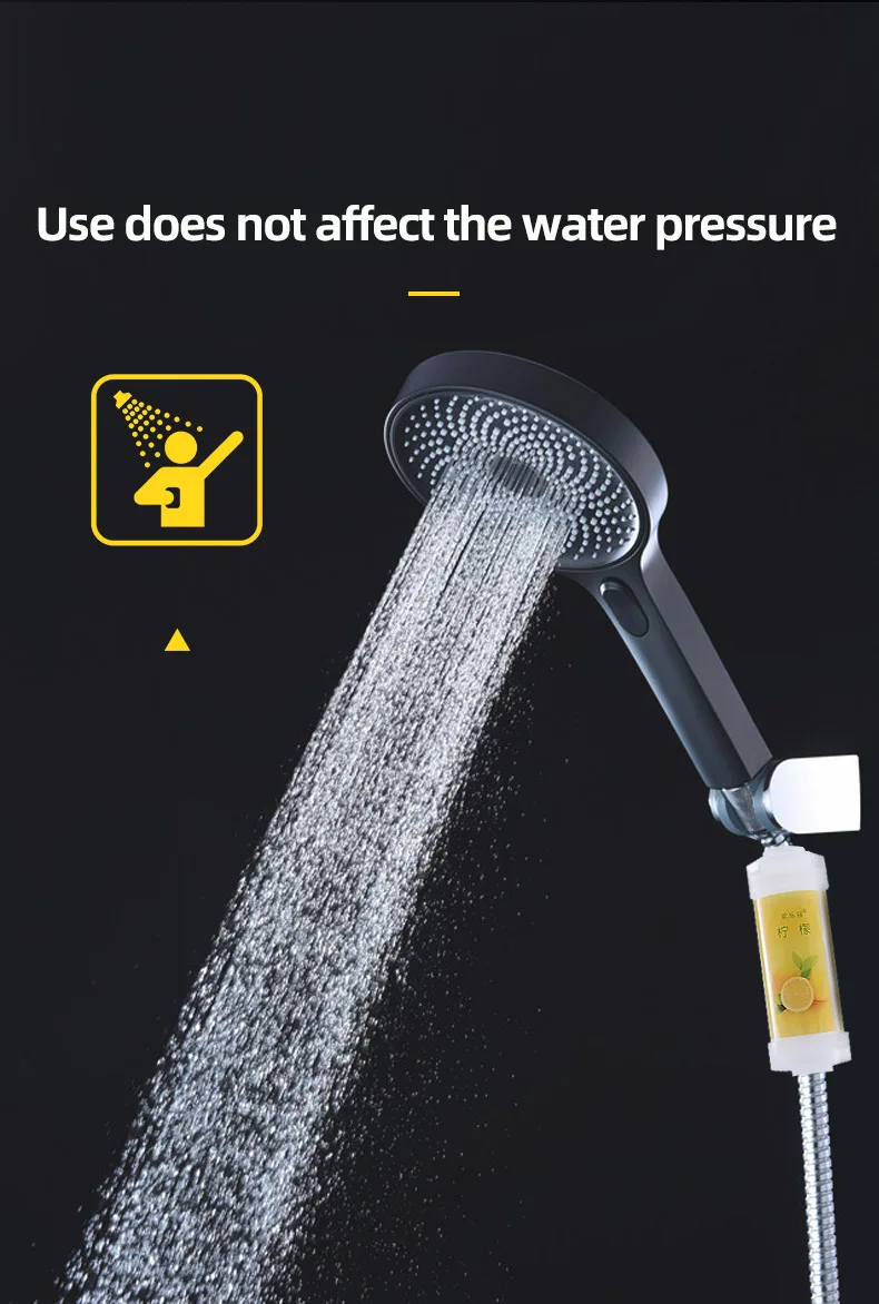Description Picture 6 of itemYenvQee waterontharder Bath Shower Filter Scent Rose, Lemon,Lavender Smelle Chlorine Removal Soften Bath Shower