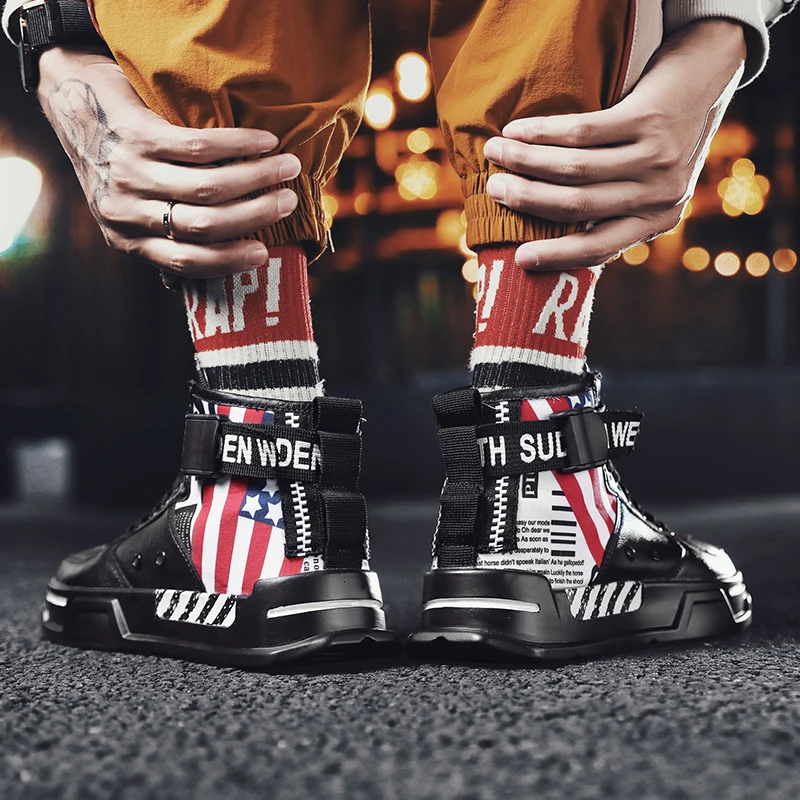 QZHSMY/мужские вулканизированные Бутсы для скейтборда; повседневная обувь на воздушной подушке; Новинка года; уличные прочные модные кроссовки; zapatos hombre; лоферы