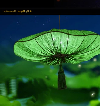 

New Chinese Cloth Creative Modern Pendant Lamp Living Room Lights Restaurant D70cm luminaire suspendu