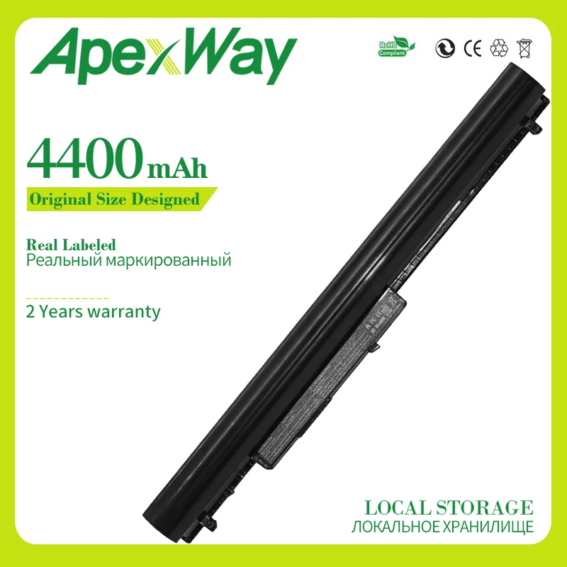 Аккумулятор Apexway LA04 для ноутбука 4400 мАч 8 ячеек HP Pavilion 14 N275TX R030TX G6G36PA 248 G1 350 G1/G2 LA04DF
