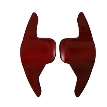 

Premium Real Carbon Fiber Red Paddle Shifter Extensions Fit for BMW 2,3,5 Series 2014-2016 Model