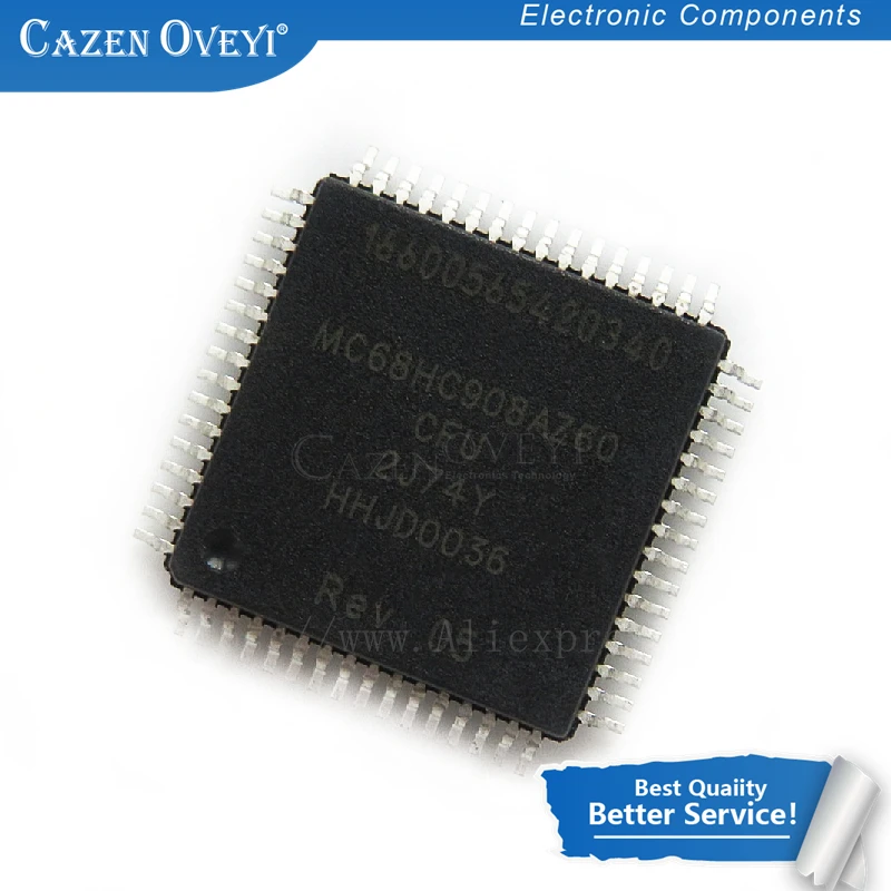 1pcs/lot MC68HC908AZ60CFU 2J74Y MC68HC908AZ60ACFU MC68HC908AZ60 ...