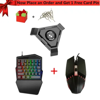 

For PUBG Mobile Gamepad Controller Gaming Keyboard Mouse Converter for Android IOS Phone to PC Bluetooth Adapter Universal