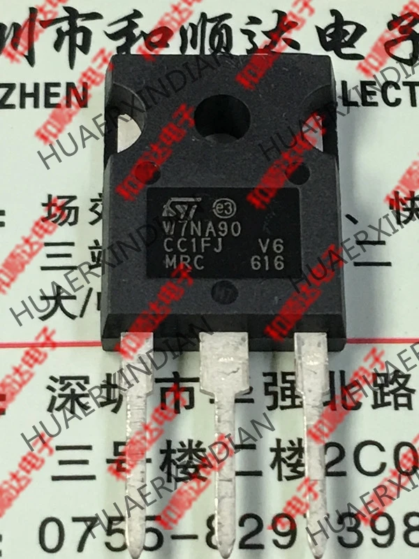 5 шт., новые оригинальные кнопки W7NA90 STW7NA90-247 900V 7A