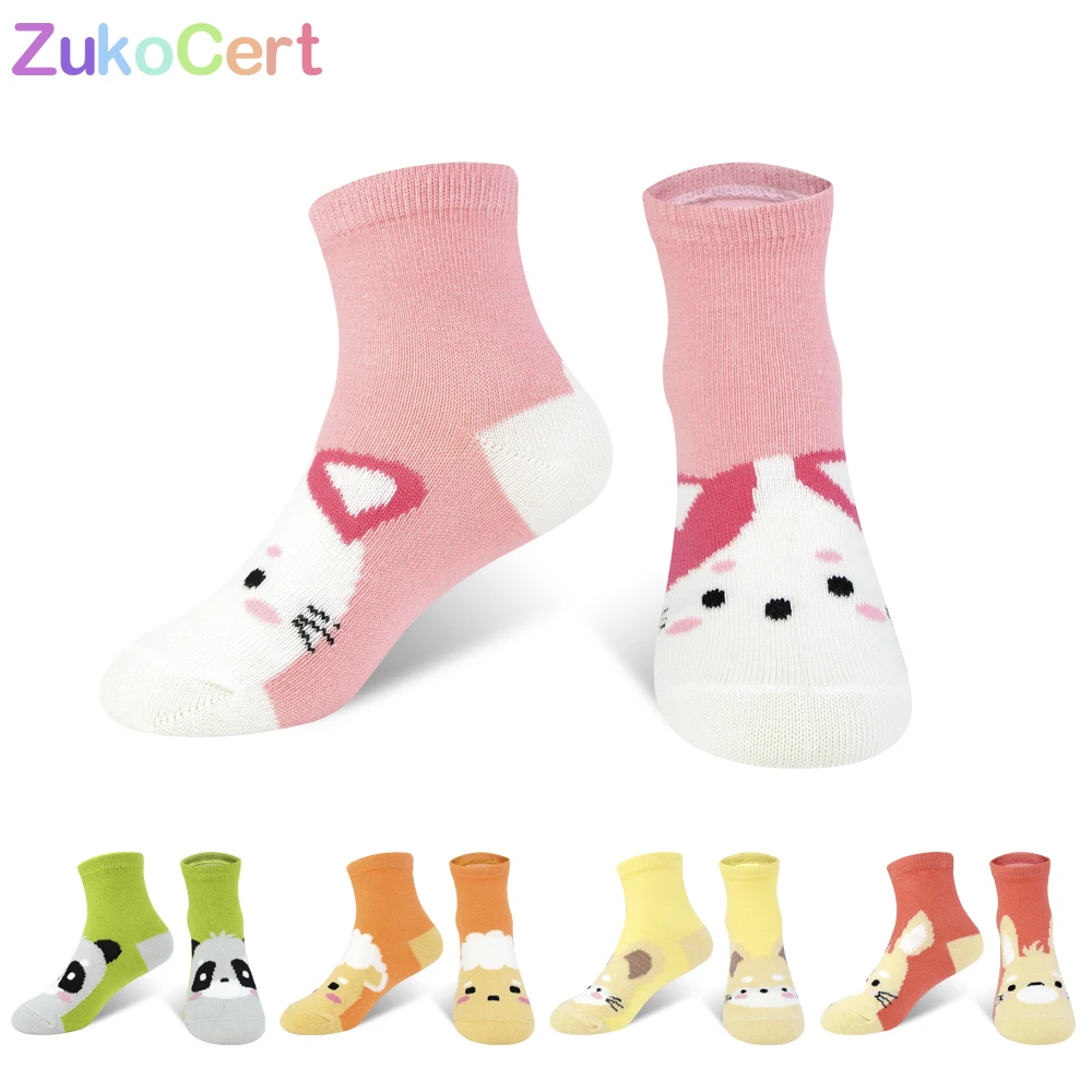 5 пара/лот Хлопковые детские Носки с рисунком кавайи носки мультяшным