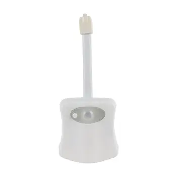 

Smart Bathroom Toilet Night Light Led Body Motion Activated On / Off / Seat Sensor Lamp 8 /16 Color Pir Luces