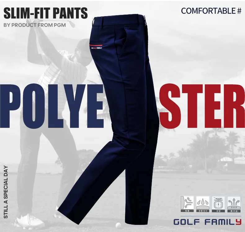 Best Price 3pilM PGM Winter Male Thickening Golf Pant Golf Long Trouser Men's High elastic Sports Pants Size XXS 3XL High Quality