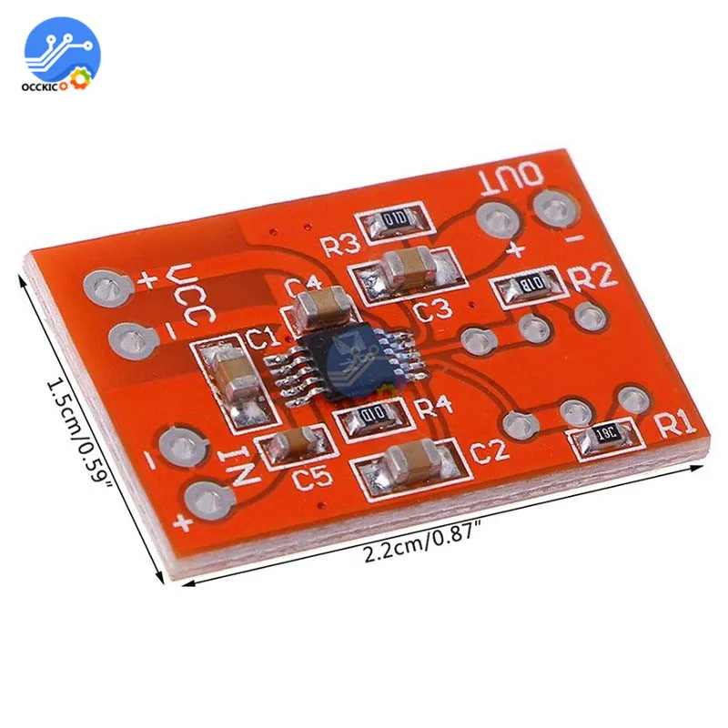 Плата усилителя микрофона SSM2167 DC 3V 5V с низким уровнем шума COMP модуль сжатия моно