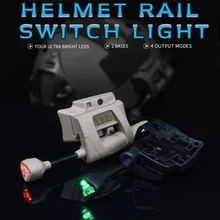 Ночной налобный фонарь Evolution, военный тактический шлем, светильник, тактический охотничий флэш-светильник, страйкбол, многофункциональный шлем, лампа WNE05006