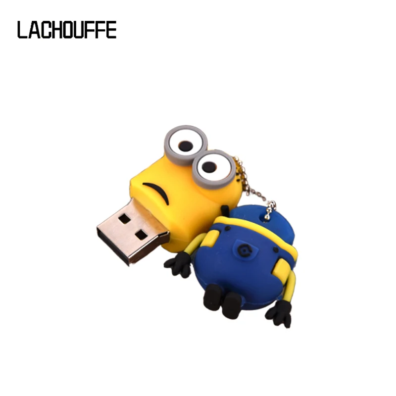 Флеш-накопитель Миньоны, usb флеш-накопитель, 8 ГБ, 16 ГБ, 32 ГБ, 64 ГБ, 128 ГБ, cle, usb 2,0, большая емкость, карта памяти, 4 Гб, флешка, usb флешка, 32 ГБ