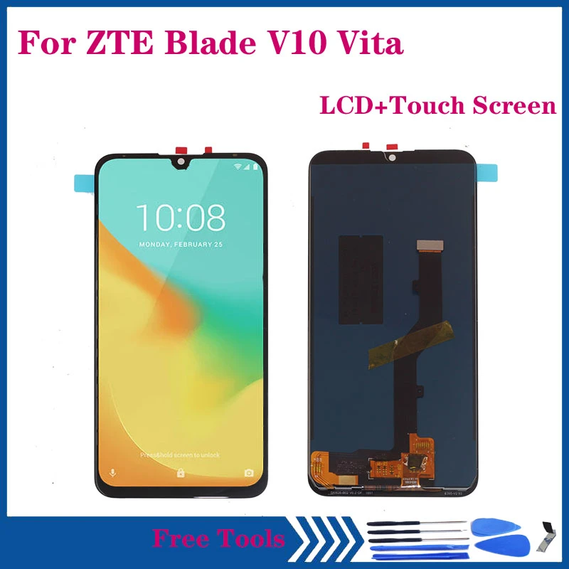 screen for lcd phones by samsung For ZTE Blade V10 VITA LCD Display Touch Screen Glass Digitizer FOR ZTE V10 VITA display Mobile phone repair parts the best screen for lcd phones android