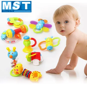 

Baby Toys Baby Rattles For 0-12 Months Newborn Infant Lovely Hand Shake Bell Ring Hand Hold Shaking Bell