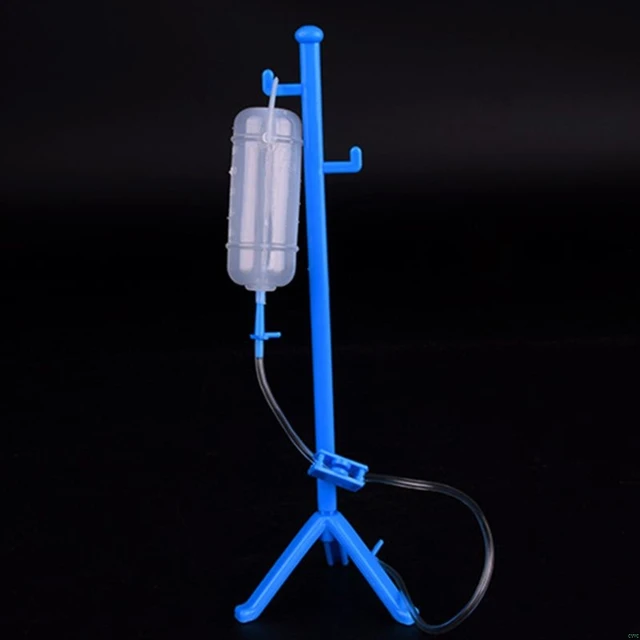 1 Set Role-playing Games Child Medical Kit With Hanging Bottle Simulation Hospital Pretend Play Doctor Play Set Toy For Children 2