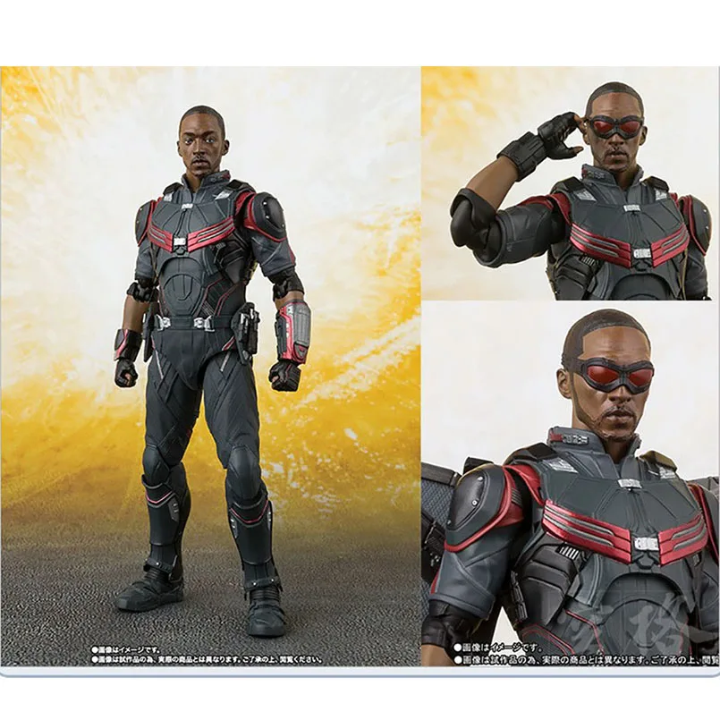 

15cm Avengers 4 Endgame Falcon PVC Action figure model toys Joint movable Falcon dolls figure Collectible model toys kid gift