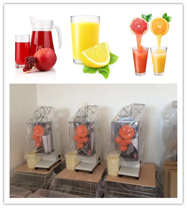 Автомат для производства свежего апельсинового сока, автоматическая соковыжималка для апельсинов