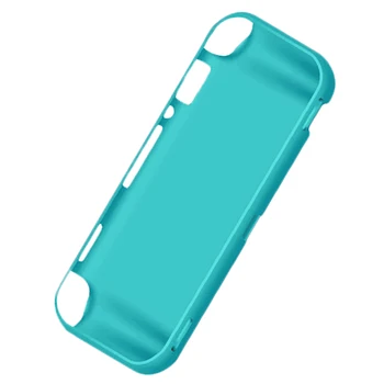 

Soft Silicone Rubberized Protection Case for Nintend Switch Lite Mini Sn Tempered Glass Film NS Blue