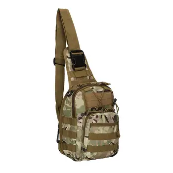 

2020 shoulder diagonal outdoor tactical chest solid color canvas riding bag camouflage outdoor sports small chest bag