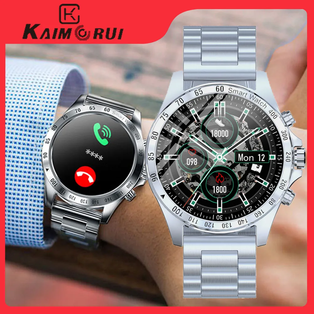 Kaimorui Smart Watch Men Electronics men' wristwatch 2021 fitness Bracelet Blood Pressure Intelligent Smartwatch For Android ios