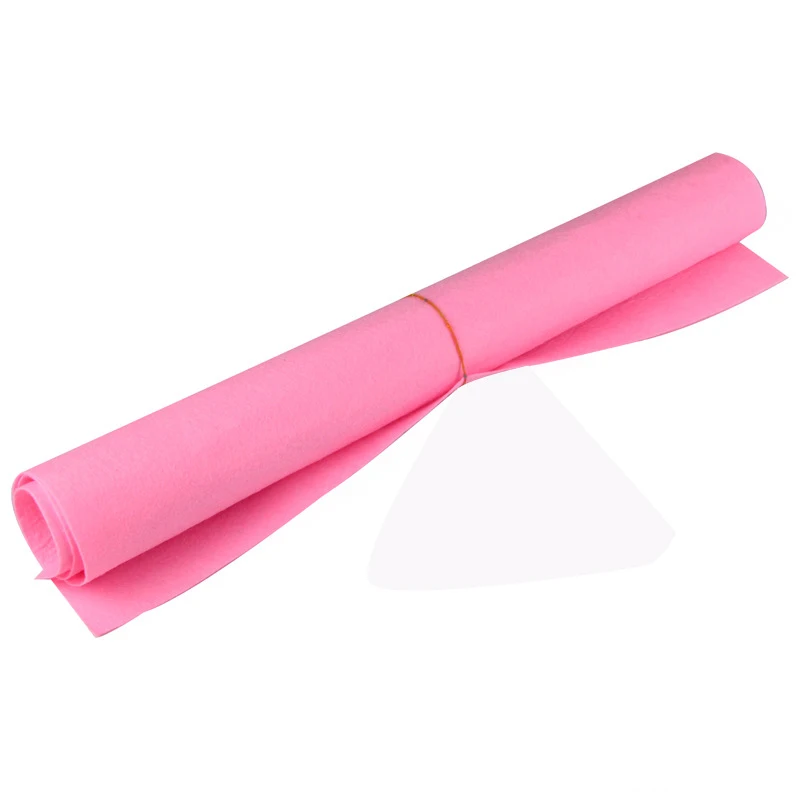 1 мм Толщина изделия «сделай сам» ручной работы для детей, нетканые материалы для ручного обучения, цветная ткань - Цвет: Розовый
