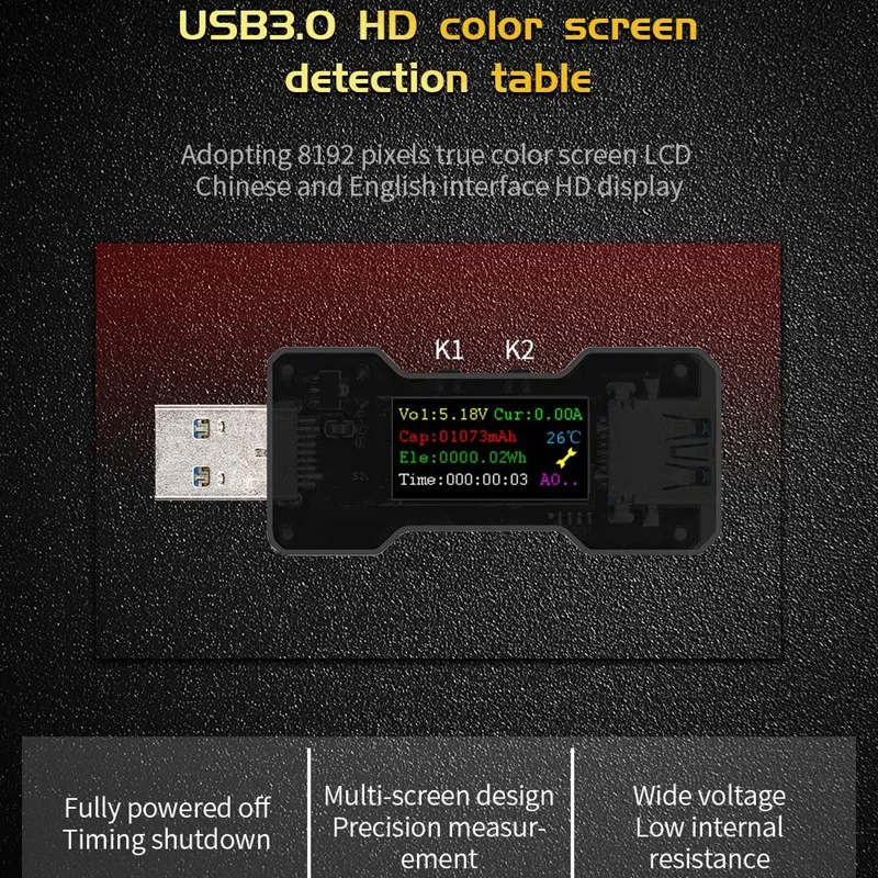 FNB18 USB Тестер DC Цифровой вольтметр Ampermetro измеритель напряжения тока Ампер Вольт Амперметр детектор power Bank индикатор зарядного устройства