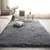 Long Hair Living Room Carpet Sofa Coffee Table Rug Bedroom Room Bay Window Bedside Carpet Luxury Furry Baby Nursery Decor Rug 14