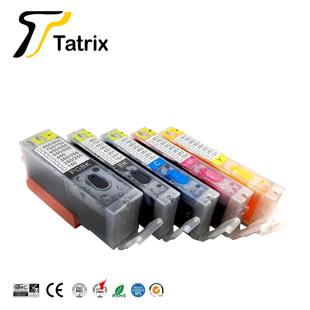 Pgi-570 Cli-571 Pgi-570xl Refillable Ink Cartridge With Arc Chip For Canon  Mg5750 Mg5751 Mg5752 Mg5753 Mg6850 Mg6851 Printer - Ink Cartridges -  AliExpress