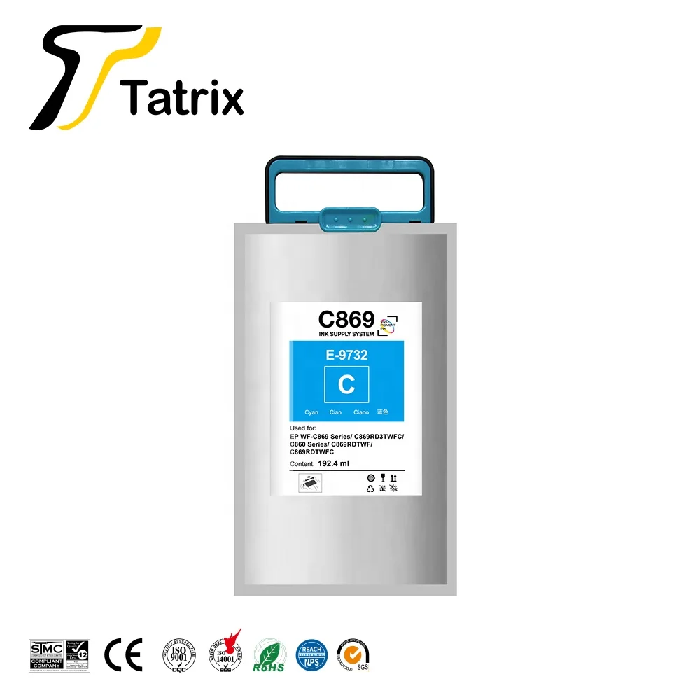 1Cyan Tatrix T9731 T9732 T9733 T9734 цветной совместимый картридж для Epson WF-C серии 860 WF-C серии 869 - Цвет: 1Cyan
