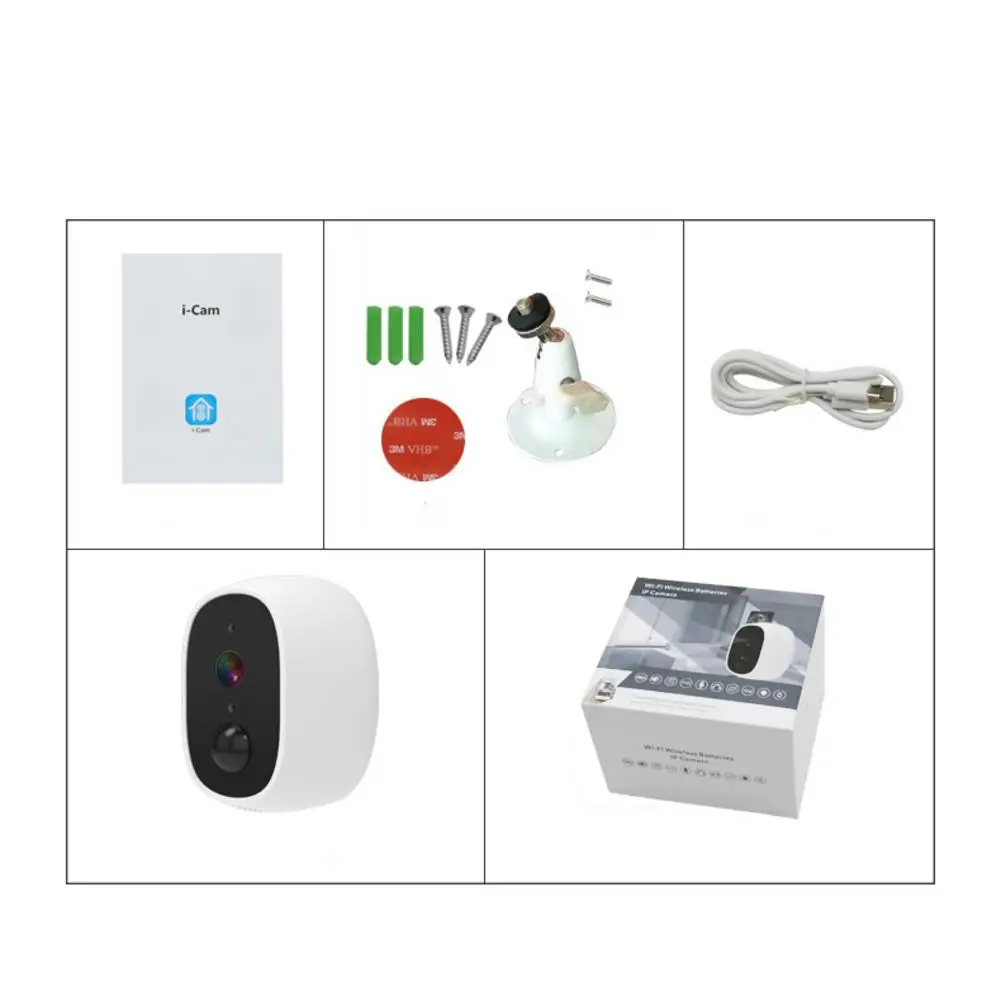 Беспроводная батарея WiFi камера наблюдения IP67 водонепроницаемая PIR низкая мощность ночного видения инфракрасный пульт дистанционного просмотра Дополнительная камера с